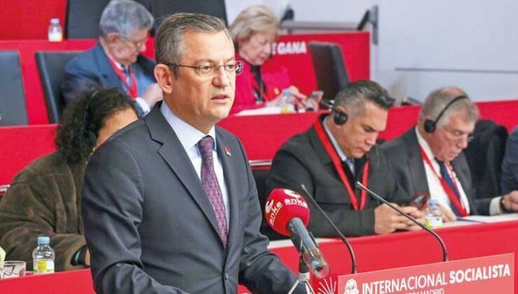 CHP lideri Madrid’de sosyalistlere seslendi