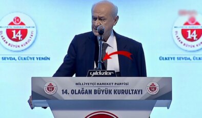 MHP’de büyük kurultay günü! Talihsiz kaza nedeniyle kürsüye kol askısıyla çıkan Bahçeli, İmamoğlu’nu hedef aldı