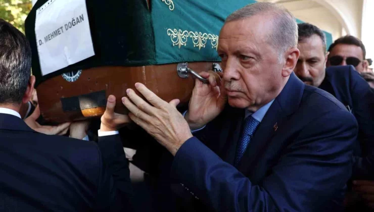 Cumhurbaşkanı Erdoğan, Mehmet Doğan’ın cenaze törenine katıldı